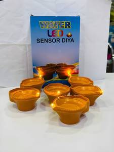 Elektrik su sensörü <span class=keywords><strong>LED</strong></span> Diya mum su algılama teknolojisi ile ortam aydınlatma ev dekor için pille çalışan <span class=keywords><strong>Led</strong></span> Diya - Product Image 4
