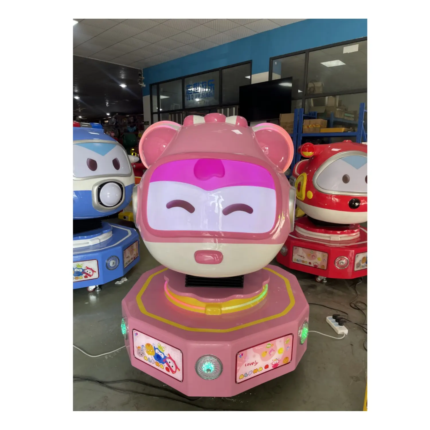 وحدات تحكم ألعاب فيديو للأطفال صينية حديثة طائرة للأطفال برأس عجلة القيادة لمول التسوق