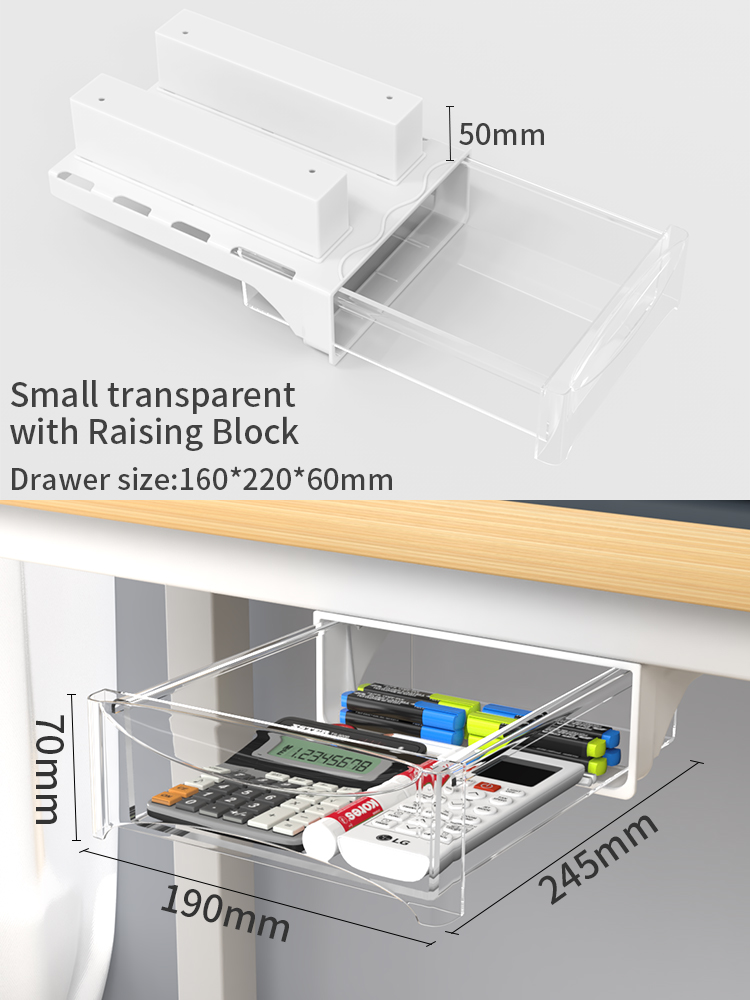 Petit transparent avec bloc de levage