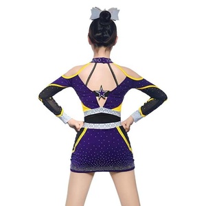 ชุดเชียร์กีฬาวัยรุ่นผ้ายืดใส่สบายดีไซน์ทันสมัยสำหรับนักเรียนชุดยูนิฟอร์มเชียร์ลีดเดอร์ - Product Image 2