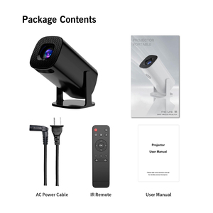 BOXPUT akıllı Android projektör P30 Android 11 WiFi6 destek 4K BT5.0 1280*720P ev sinema tiyatro Video taşınabilir Mini projektör