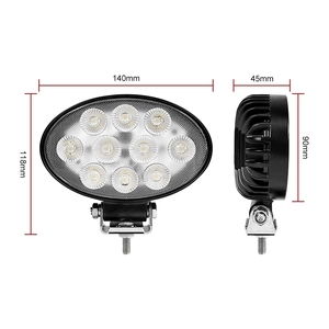 27W Oval <strong>Led</strong> for Offroad Car Truck Tractor Automotive Work Light Car - Product Image 4