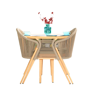 Ngoài trời mây ghế bàn nhỏ thiết lập bền dây chất liệu nhôm cho ban công phòng khách vườn cà Phê Trà thiết lập - Product Image 3