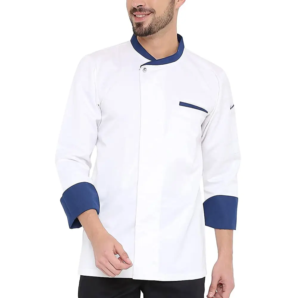 Uniforme de Chef personalizado para Hotel, cocina, restaurante y Bar, conjunto de algodón y poliéster para chef