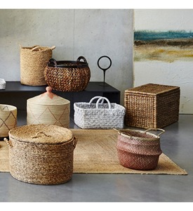 Small Medium Large <strong>Trunks</strong> Handmade Water Hyacinth <strong>Trunk</strong> for Jewelry &amp; Clothes Storage Natural Wicker Chest - Product Image 6