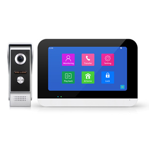 Nuevo Tuya Wifi Smart 7 pulgadas pantalla táctil Digital Video puerta teléfono Kit intercomunicador para el hogar SISTEMA DE Control DE ACCESO CONTROL DE VIGILANCIA DE LA PST-DB10 - Product Image 1