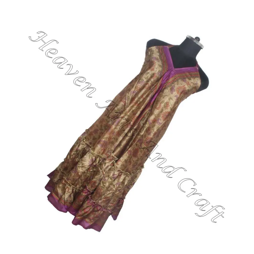 SD013 Saree / Sari / Shari India & Pakistan pakaian dari India Hippy Boho India grosir tradisional Baru Vintage sutra Saree