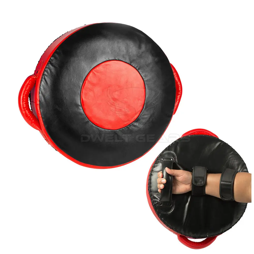 Bantalan Latihan Tinju Kick Boxing Strike Bantalan Lengan Melengkung MMA Fokus Muay Thai Punch Shield Tendang