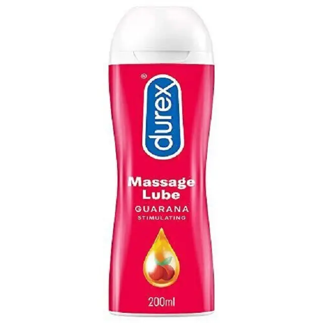 Lubricante personal a base de agua 2 en 1 de Durex Massage & Play-Elija el estilo Precio bajo