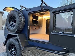 Modern 4x4 Mini gözyaşı Camper römorklar üzerinde en iyi fiyat duş özelliği ile stokta kamp ve seyahat için hızlı teslimat - Product Image 2