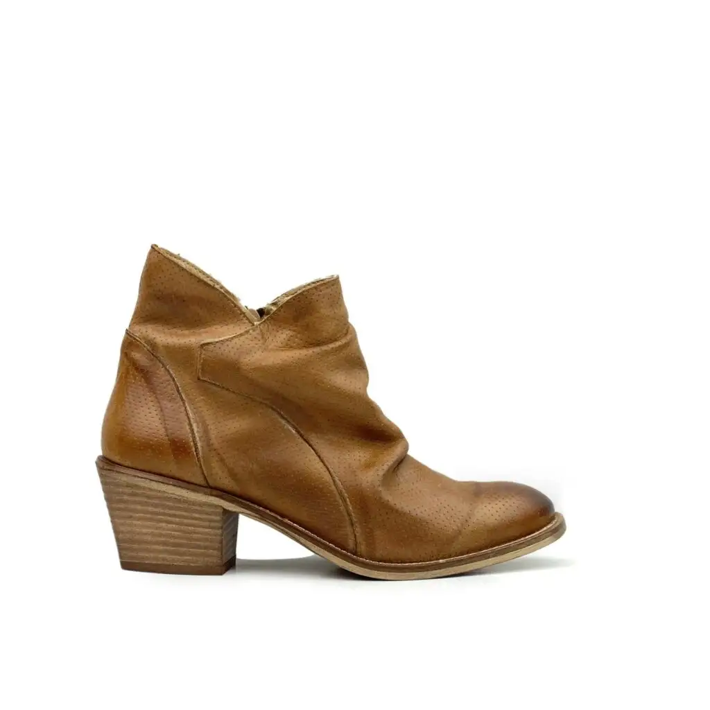 MADE IN ITALY Botines mujer True Leather Boot damas Chic tacones botas cuña BowBack | Zapatos de mujer hechos a mano Botines de tacón