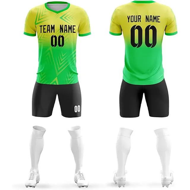 Camiseta de fútbol 2024 Fábrica al por mayor Kits para adultos jóvenes Uniforme Ropa de fútbol Camiseta de fútbol Nueva camiseta de uniforme de fútbol