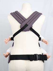 Paarse Ergonomische Babydrager Luxe <span class=keywords><strong>Baby</strong></span> Draagt Hoogwaardig Katoen Met Verstelbare Bandjes En Duurzame Gespen Opvouwbaar - Product Image 3