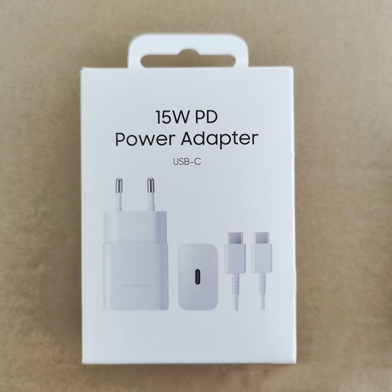 EU 15W Cargador Set Blanco