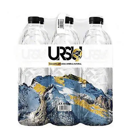 URSU9-טבעי מינרלים מים עם גז-מרענן טעם