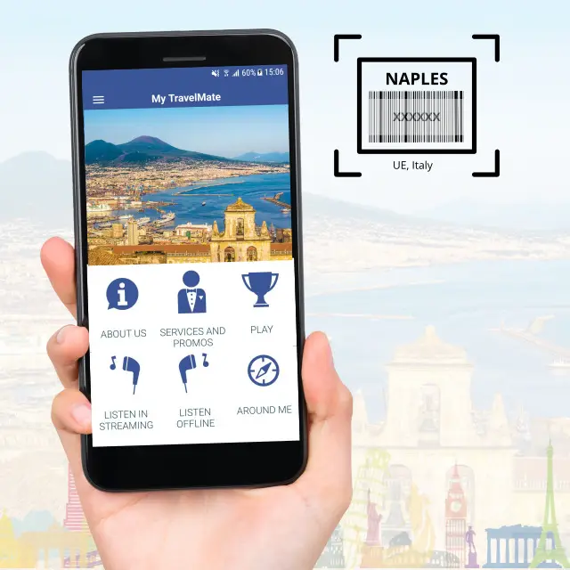 도매 나폴리 가이드 투어 프로모션 및 비즈니스 선물 여행 앱을위한 디지털 코드