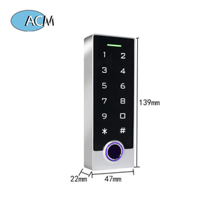 Sistema di controllo accessi RFID interno con IP68 Touch Screen Controller di accesso per impronte digitali in metallo - Product Image 4