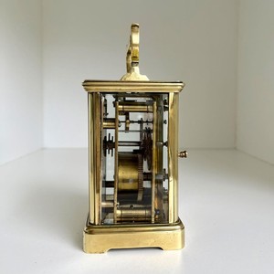 Europeo moderno antico pesante ottone Corniche carrozza orologio con chiave miglior regalo per la casa e l'ufficio - Product Image 5