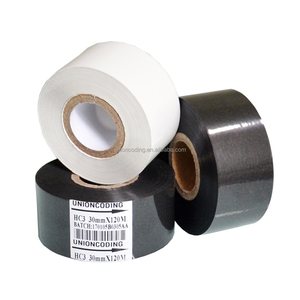 UNIONCODING Expiration Date Coding <strong>Ribbon</strong> 25mm* 100M <strong>Hot</strong> Stamping <strong>Ribbon</strong> for Date Coding Machine - Product Image 5