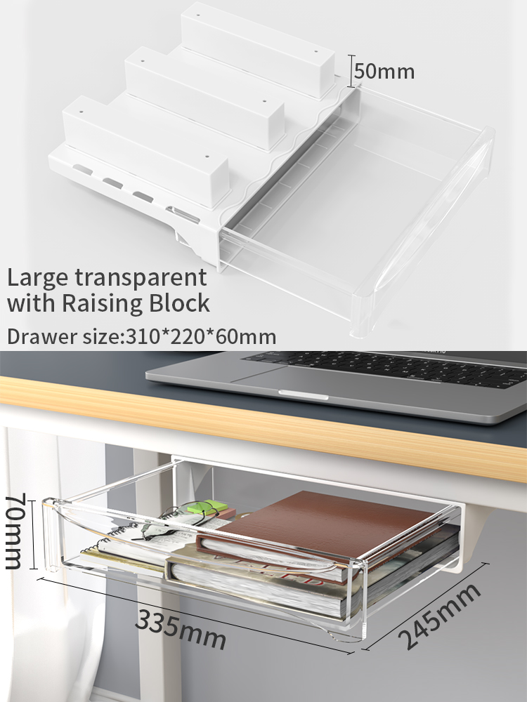 Grand transparent avec bloc de levage