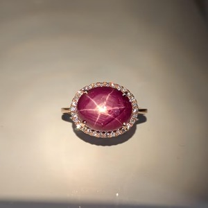天然本物のスタールビー925シルバーリングビンテージユニセックスステートメントリング男性と女性のための結婚式のためのダイヤモンド - Product Image 1