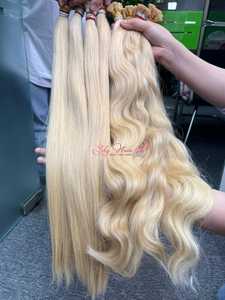 เคราตินต่อผมปลายเรียวเป็นลอนหลวมสีบลอนด์613ท้องฟ้า - Product Image 4