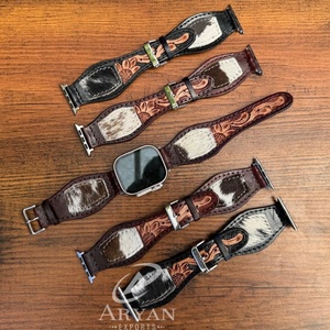 Yeni 2025 yüksek kalite kadınlar el Tooled apple için deri saat kayışları kadın Watchband izle serisi inek derisi deri bilek bantları - Product Image 1