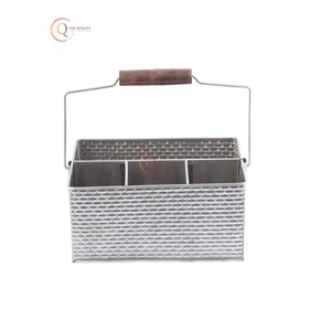 חם מכירת caddy מגולוון כלי שולחן שולחן דקורטיבי עם איכות מטבח משובח גינה הבית