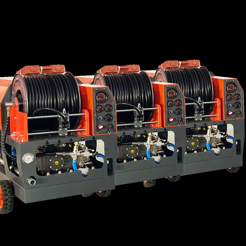 AMJET ultra-high pressure pipeline large flow jet machine municipal professional sewer dredging and cleaning equipment