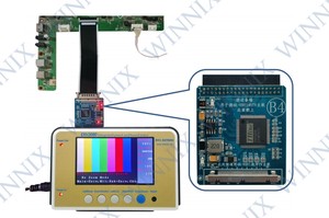 EXV2080 versione inglese CE/FCC certificazione 4K-Vbyone o 2K-LVDS Tester schermo strumento scheda madre TV riparazione