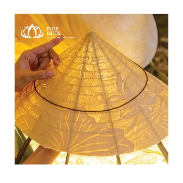 Sombreros cónicos para protección del sol y decoración, sombreros cónicos para protección del sol y decoración, viene de Vietnam, a prueba de sol