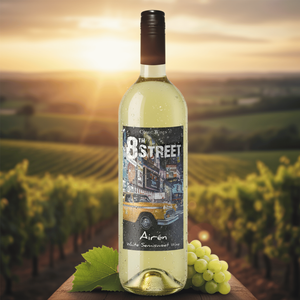 Đường số 8, màu trắng bán ngọt, 100% airen, rượu vol 11%, varietal Tây Ban Nha, 0,75lt, từ castilla La Mancha. - Product Image 5