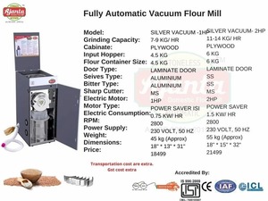 アジャンタ製高性能家庭用小麦粉工場垂直製粉機食品加工機 - Product Image 5