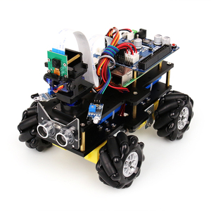 Aismartlink Raspberry PI 4B AI Vision Car Robot intelligente McNamm riconoscimento visione ruota tracciamento Robot - Product Image 1