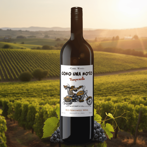 Como UNA Moto, màu đỏ bán ngọt, tempranillo 100%, rượu vol 12%, varietal Tây Ban Nha, 0,75lt, từ castilla La Mancha. - Product Image 3