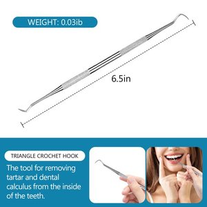 Frazier hút ống dụng cụ nha khoa, thép không gỉ đầu dò Nha khoa Răng Picks, Độ chính xác đo lường thiết kế nha sĩ công cụ thiết lập - Product Image 2