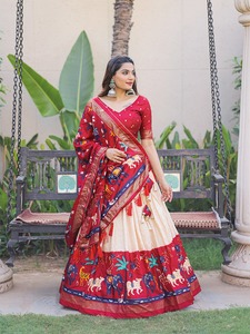 Latest Designer Dola Silk Patola Printed Lehenga Choli by Fab Zone - Product Image 3