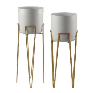 Düğün kapalı ve açık parti dekorasyon çiçek saksısı s sürdürülebilir kalite Metal tasarımcı çiçek saksısı tencere - Product Image 4