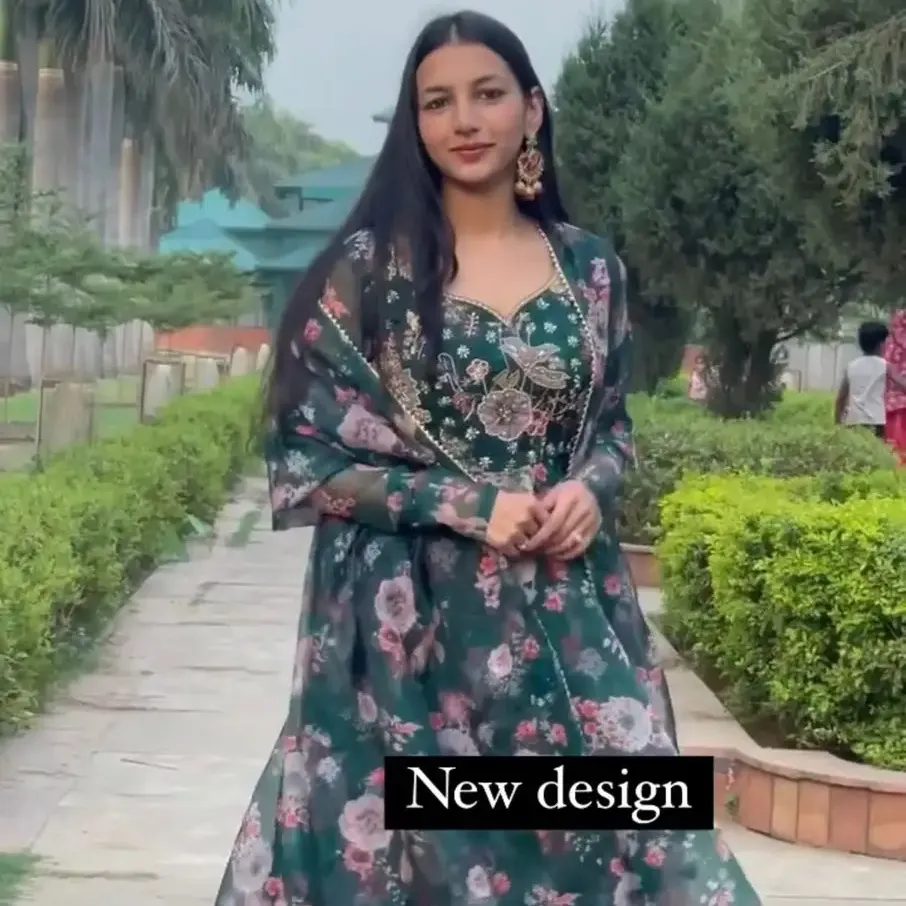 Vestido tradicional FULPARI anarkali Kurtis feminino paquistanês vestido tradicional Pathani 2023 design mais recente atacado ODM