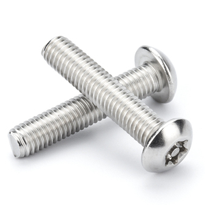 M2 2.5 M3 M4 M5 M6 M8 M10 M12 ISO7380 304 paslanmaz çelik A2 güvenlik cıvata makinesi düğme kafası Torx vidalar pimleri ile - Product Image 3