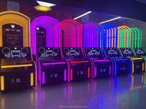 Mini máquina de arcade LED de 220V, 1 año de garantía, simulador de impresión Digital para 4 jugadores, juegos de carreras en inglés en moneda de Metal plástico - Product Image 5