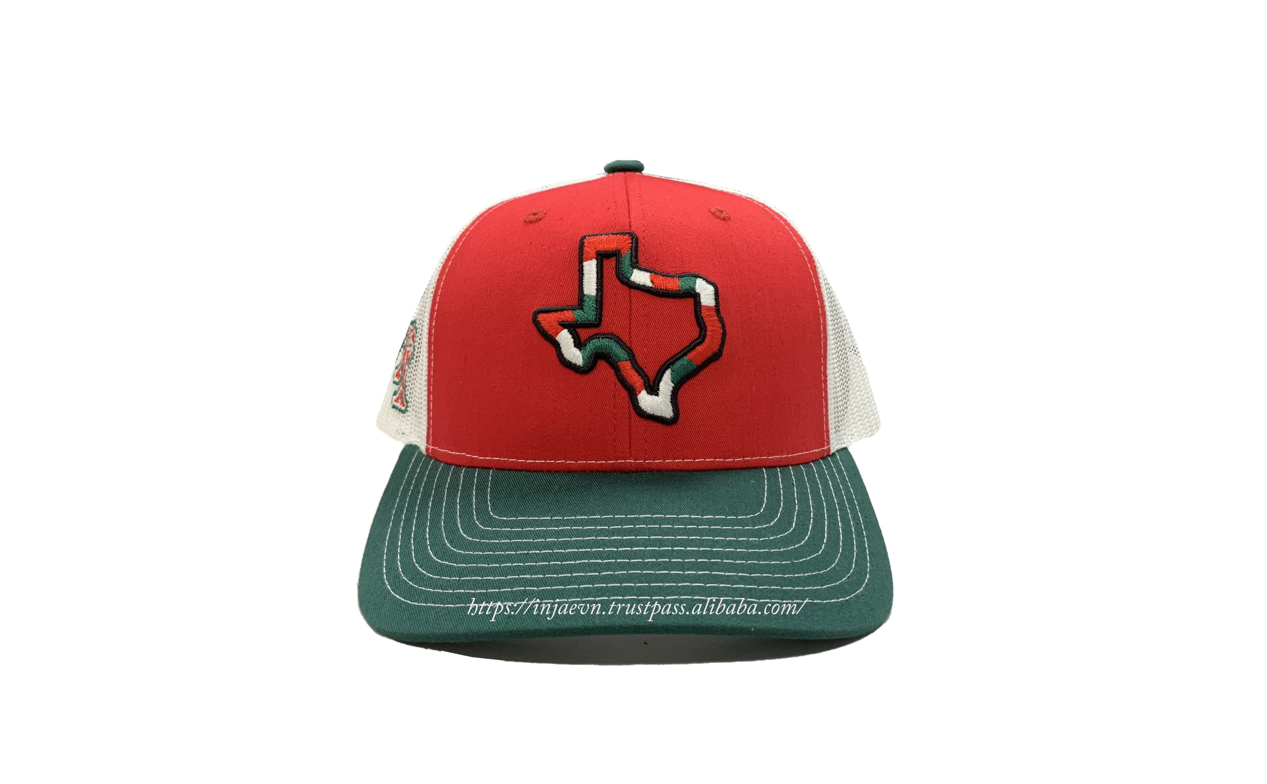 green/red/white