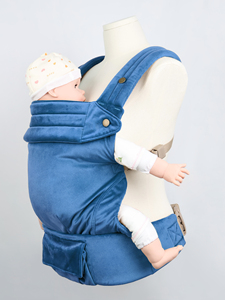 Ergonomic trẻ sơ sinh bọc tàu sân bay thoải mái em bé mang theo với vải nhung mềm điều chỉnh dây đai & túi thuận tiện - Product Image 2