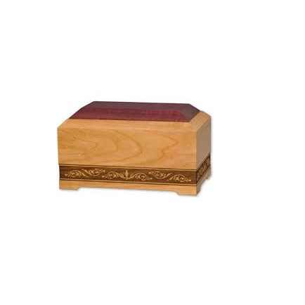 Exquisite Premium Mango Wood Urn Box Handcrafted Tribute for Cherished Memories Unique Memorial Hand