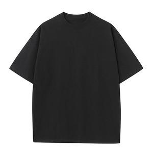Yüksek kaliteli 240gsm o-boyun T-Shirt özel boyut nefes örme kumaş yüksek sokak tasarım ekran baskı özel baskı