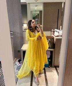 Wholesale Lowest Price Long Flair Gown With Beautiful Work Surat Gujarat Ethnic Garment Kurtis for Girls in <strong>Pakistan</strong> Ethnic - Product Image 3
