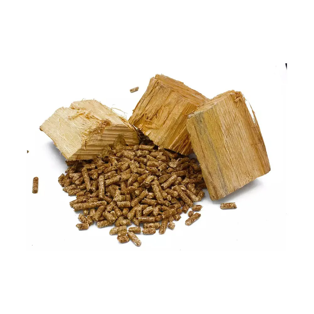 Pellet di legno combustibile solido naturale di grande qualità della fabbrica sacchi da 15kg in vendita pressati