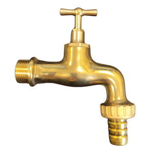 Đánh bóng Brass 3/4 inch Hose tap cho vườn ngoài trời cao cấp chất lượng nước vòi tap & Reel - Product Image 1