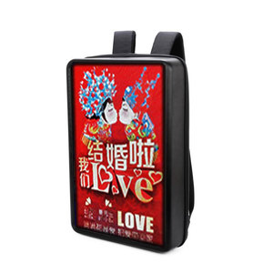 21,5 Zoll Lcd Digital Signage Android Lcd Bildschirm Human Walking Tragbarer Rucksack Billboard Für Werbung - Product Image 3