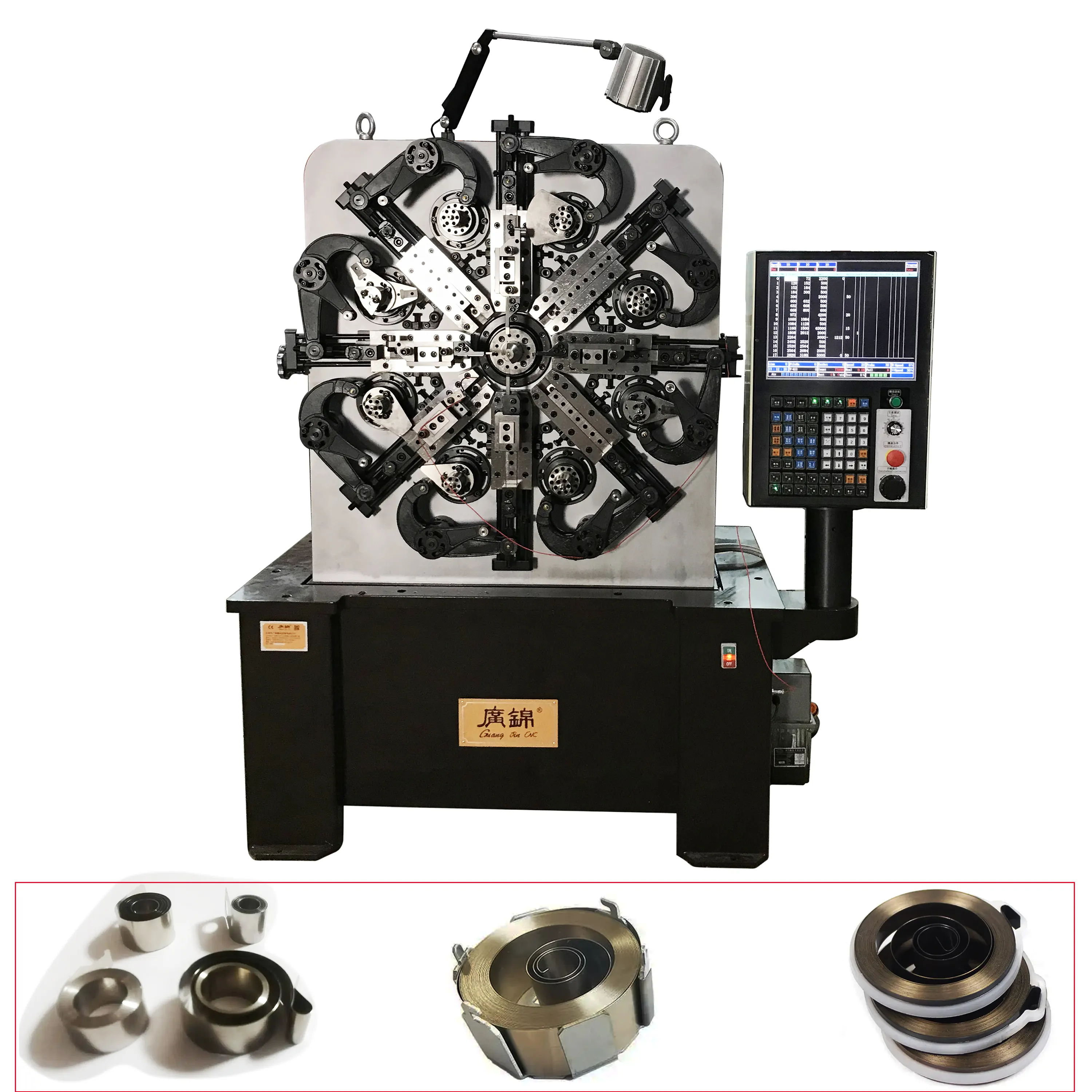 Macchina per la formatura di fili CNC da 4 mm per bici elettrica molla d'urto e produttore di macchine per la formatura di molle per bevande da supermercato